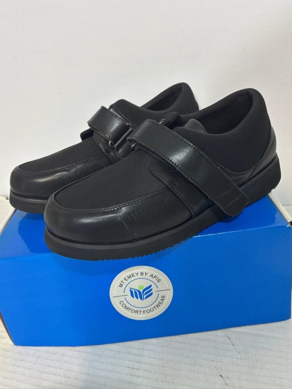 Mt Emey 728-E Mens Bunion Edema Casual Shoes Black Orthopedic Size 11.5 4E